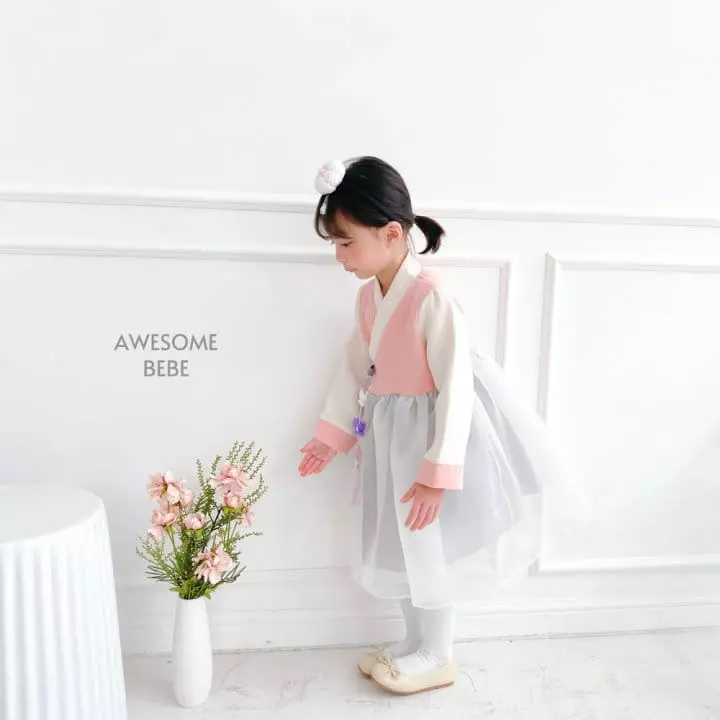 Awesome Bebe - Korean Children Fashion - #childofig - Pastel Hanbok Girl - 11