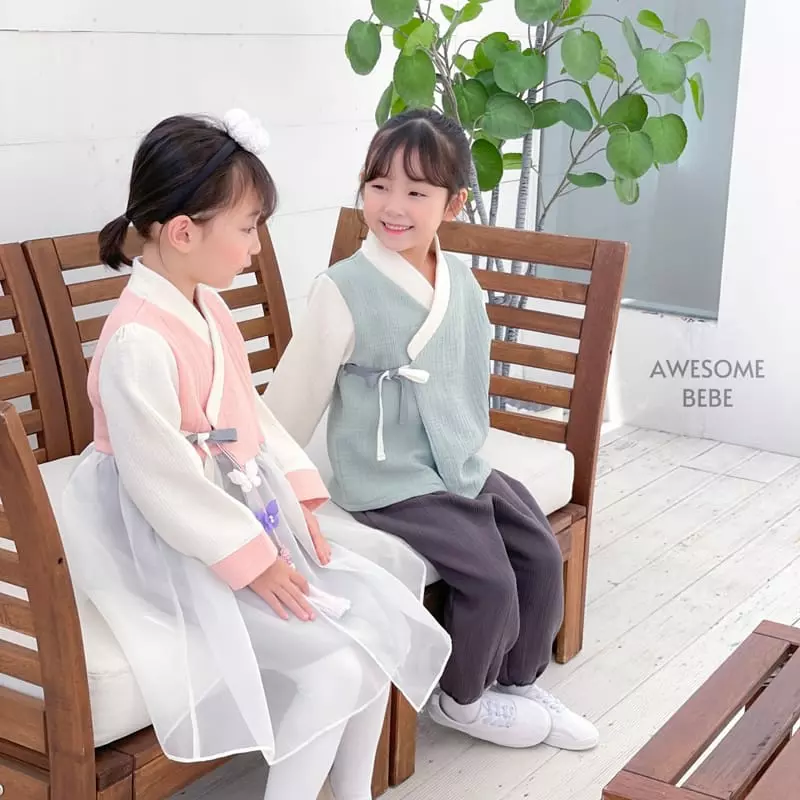 Awesome Bebe - Korean Children Fashion - #childofig - Pastel Hanbok Boy - 10