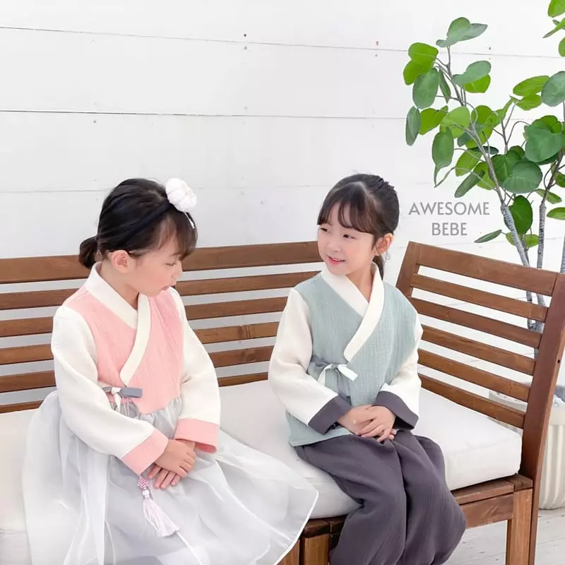 Awesome Bebe - Korean Children Fashion - #childofig - Pastel Hanbok Boy - 11