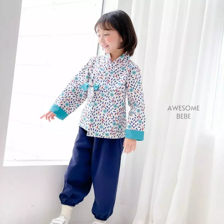 Awesome Bebe - Korean Children Fashion - #childofig - Flower Hanbok Boy - 8