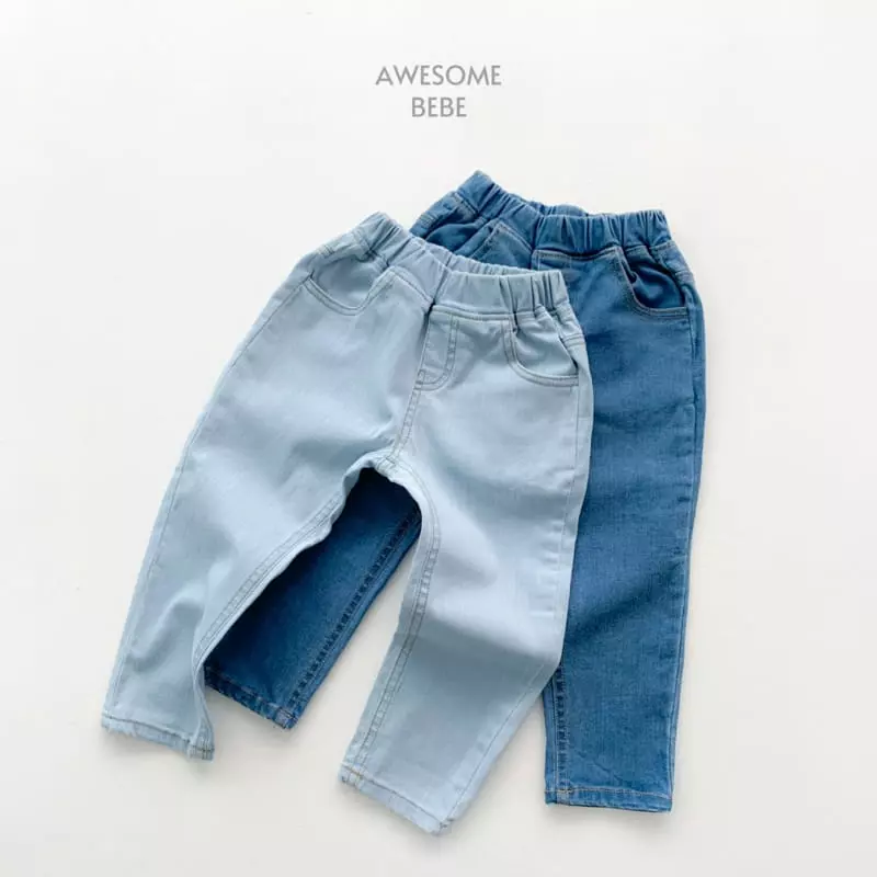 Awesome Bebe - Korean Children Fashion - #childofig - Span Straight Jeans - 8