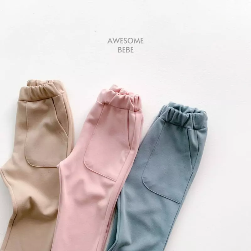 Awesome Bebe - Korean Children Fashion - #stylishchildhood - Pocket Span Pants - 4