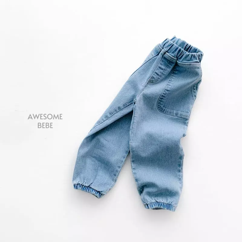 Awesome Bebe - Korean Children Fashion - #childofig - Pocket Span Pants - 3