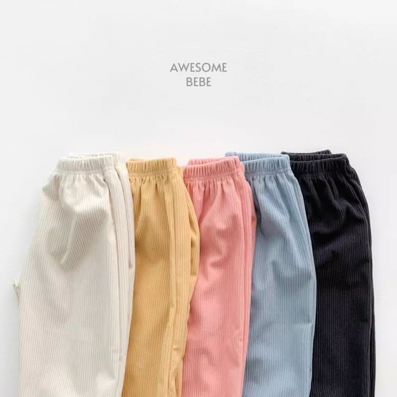 Awesome Bebe - Korean Children Fashion - #childofig - Color Rin Span Pants - 2