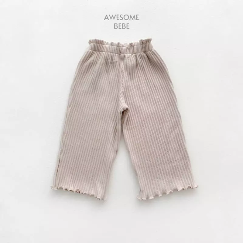 Awesome Bebe - Korean Children Fashion - #childofig - Terry Rib Pants - 11