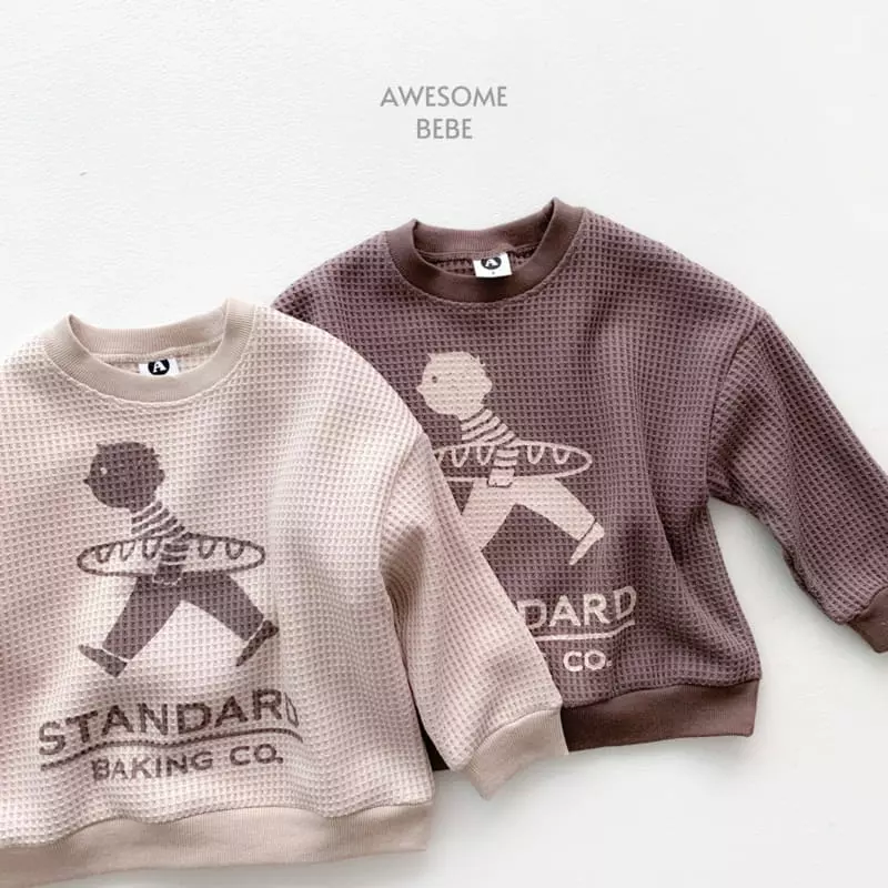 Awesome Bebe - Korean Children Fashion - #childofig - Standard Waffle Sweatshirt - 5