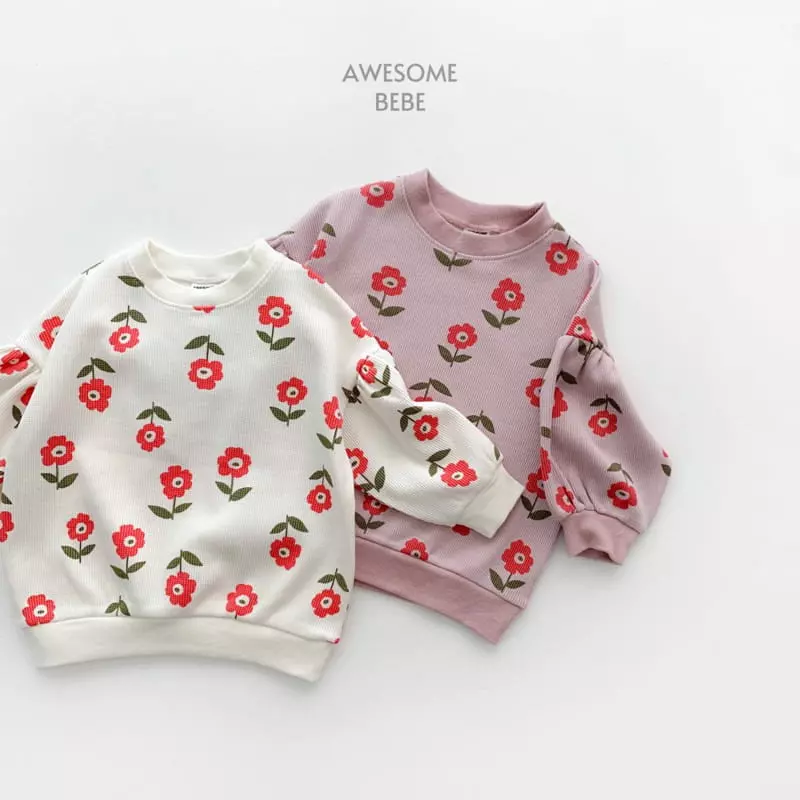 Awesome Bebe - Korean Children Fashion - #childofig - Daisy Waffle Sweatshirt