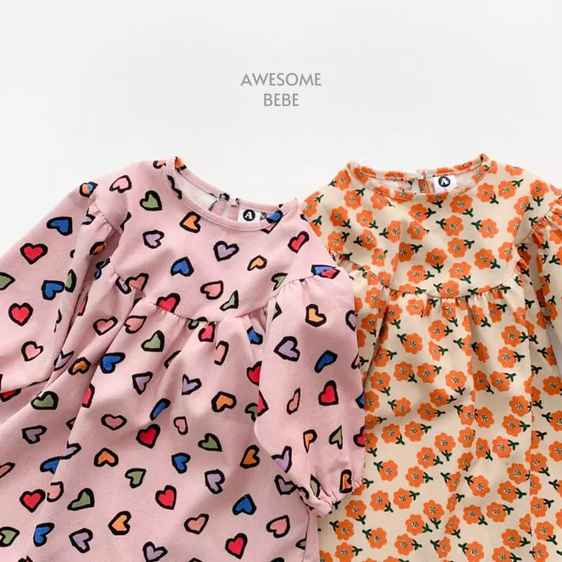 Awesome Bebe - Korean Children Fashion - #childofig - Songi Flower One-piece - 12
