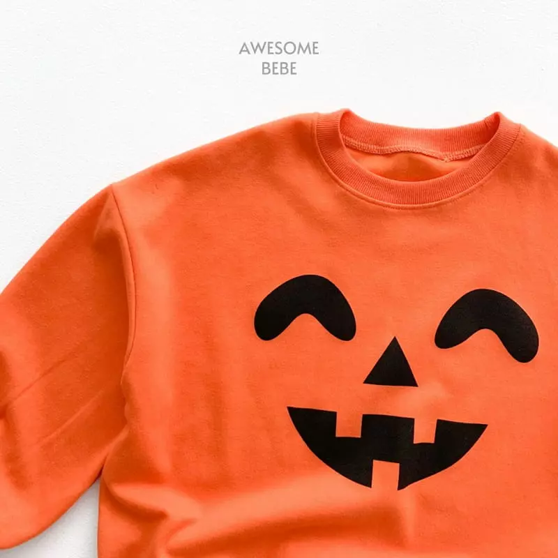 Awesome Bebe - Korean Children Fashion - #childofig - Pumpkin Sweatshirt - 5