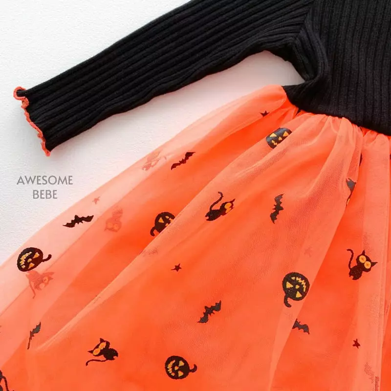 Awesome Bebe - Korean Children Fashion - #childofig - Haloween One-piece - 5