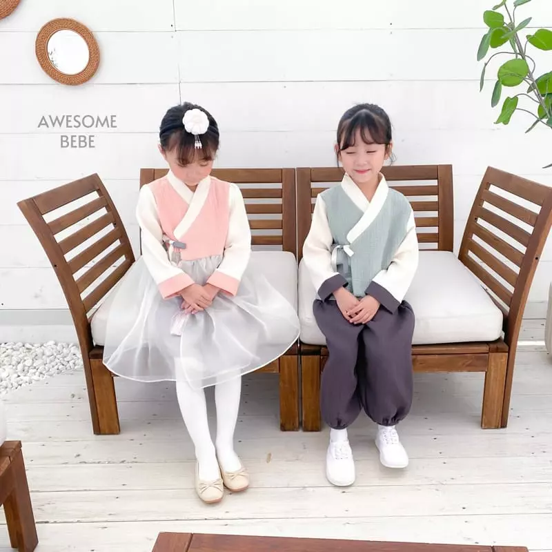 Awesome Bebe - Korean Children Fashion - #childrensboutique - Pastel Hanbok Boy - 12