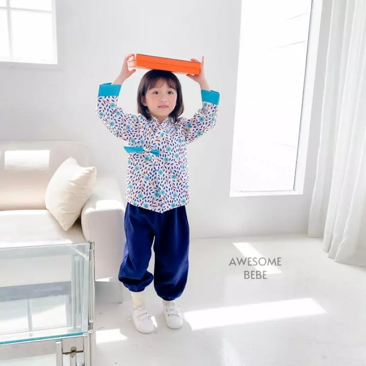 Awesome Bebe - Korean Children Fashion - #childrensboutique - Flower Hanbok Boy - 9