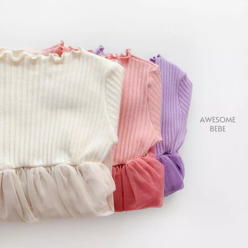 Awesome Bebe - Korean Children Fashion - #childrensboutique - Fall Rib One-piece - 10