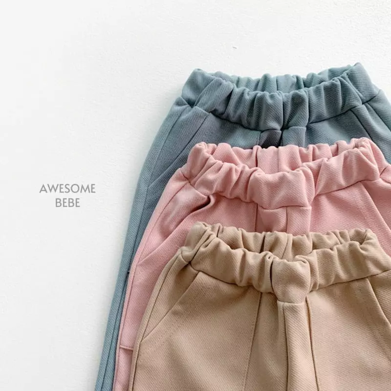 Awesome Bebe - Korean Children Fashion - #childrensboutique - Pocket Span Pants - 5
