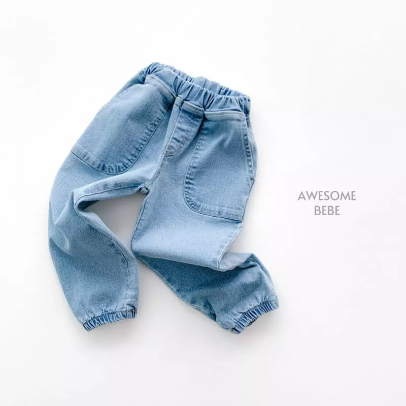 Awesome Bebe - Korean Children Fashion - #childofig - Pocket Span Pants - 4
