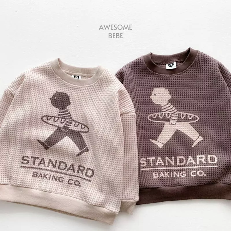 Awesome Bebe - Korean Children Fashion - #childrensboutique - Standard Waffle Sweatshirt - 7