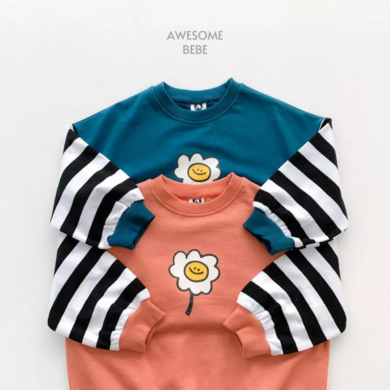 Awesome Bebe - Korean Children Fashion - #childrensboutique - Daisy Color Sweatshirt - 2