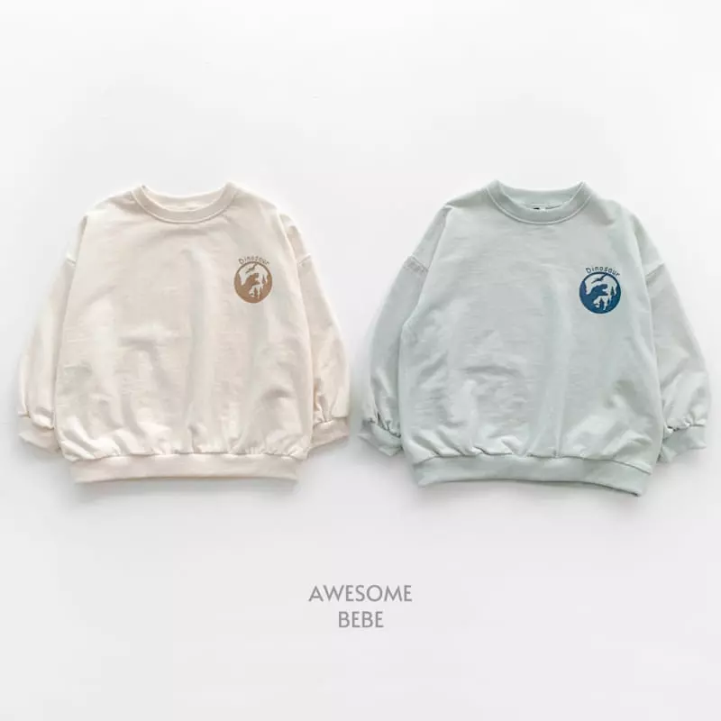 Awesome Bebe - Korean Children Fashion - #childrensboutique - Dino Sweatshirt