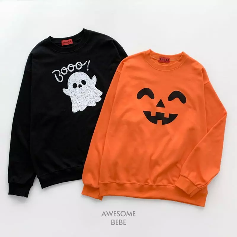 Awesome Bebe - Korean Children Fashion - #childrensboutique - Pumpkin Sweatshirt - 7