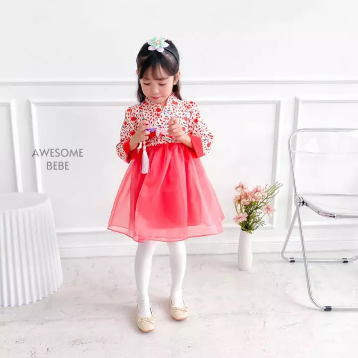 Awesome Bebe - Korean Children Fashion - #designkidswear - Flower Hanbok Girl - 11