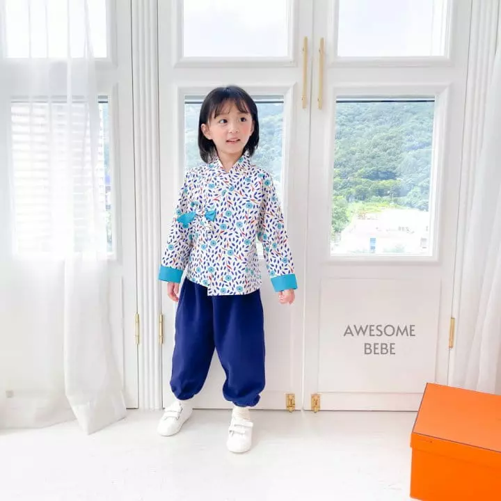 Awesome Bebe - Korean Children Fashion - #designkidswear - Flower Hanbok Boy - 10