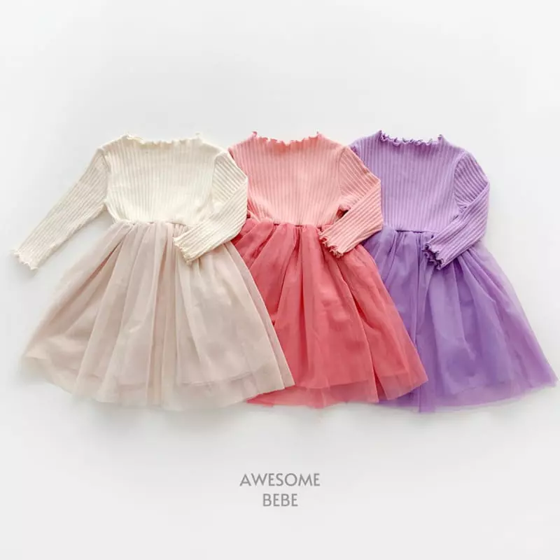 Awesome Bebe - Korean Children Fashion - #designkidswear - Fall Rib One-piece - 11