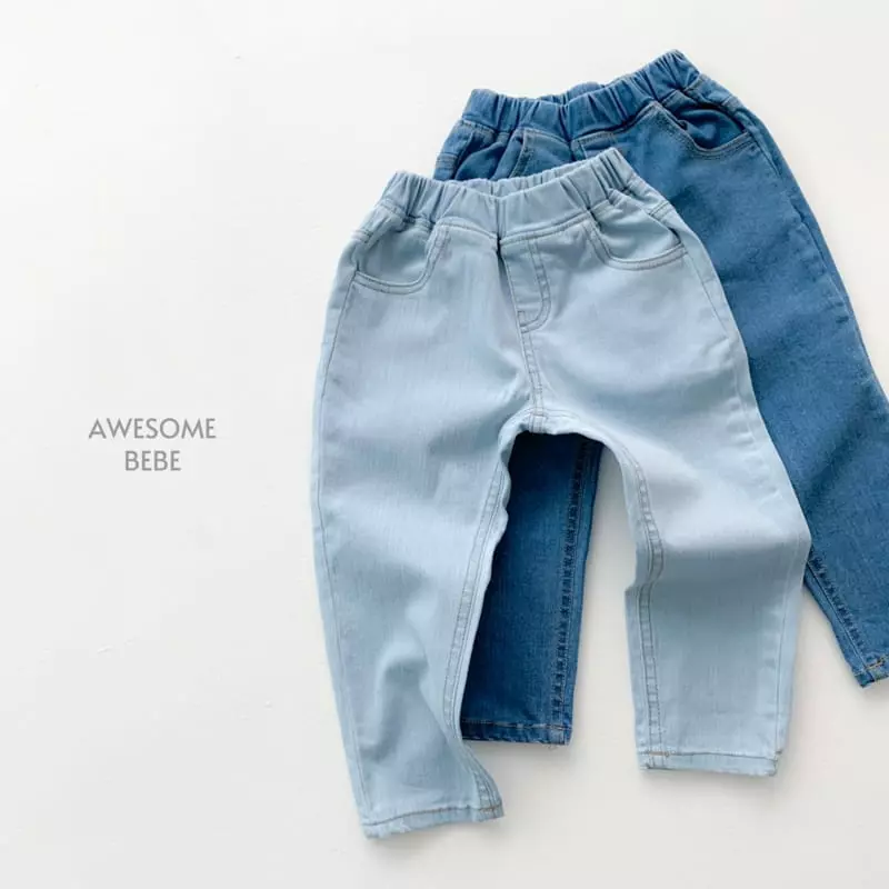 Awesome Bebe - Korean Children Fashion - #designkidswear - Span Straight Jeans - 10