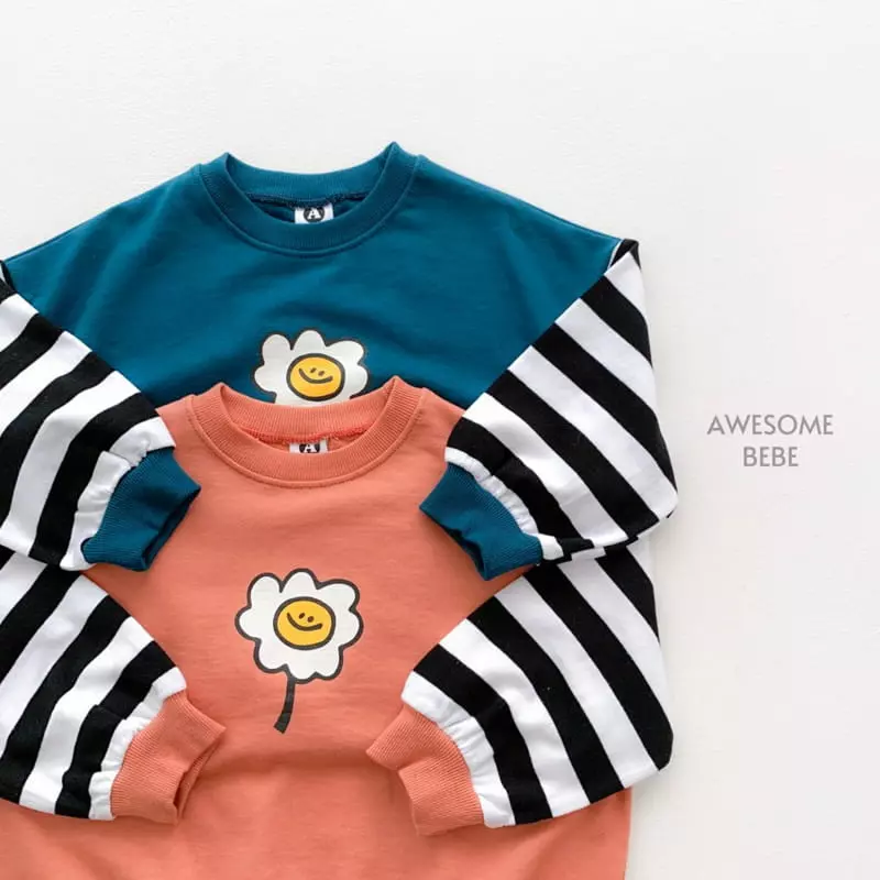 Awesome Bebe - Korean Children Fashion - #designkidswear - Daisy Color Sweatshirt - 3