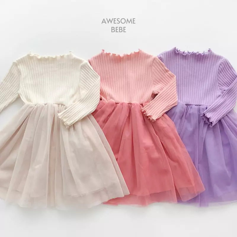 Awesome Bebe - Korean Children Fashion - #discoveringself - Fall Rib One-piece - 12