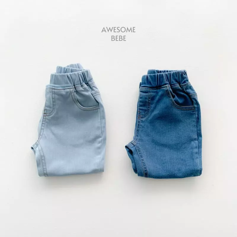 Awesome Bebe - Korean Children Fashion - #discoveringself - Span Straight Jeans - 11