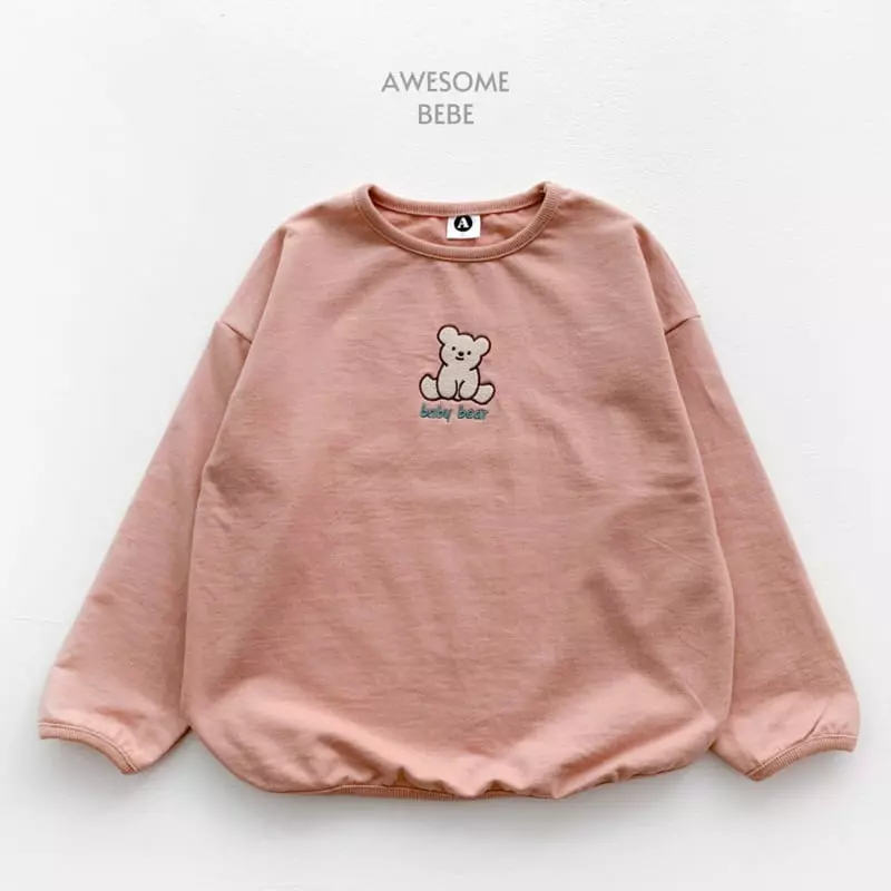Awesome Bebe - Korean Children Fashion - #discoveringself - Babay Bear Embrodiery Tee - 8