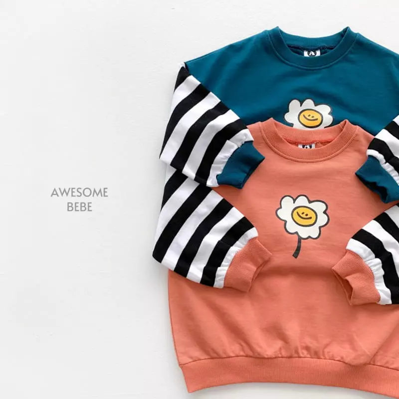 Awesome Bebe - Korean Children Fashion - #designkidswear - Daisy Color Sweatshirt - 4
