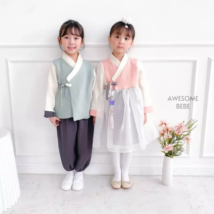 Awesome Bebe - Korean Children Fashion - #fashionkids - Pastel Hanbok Boy
