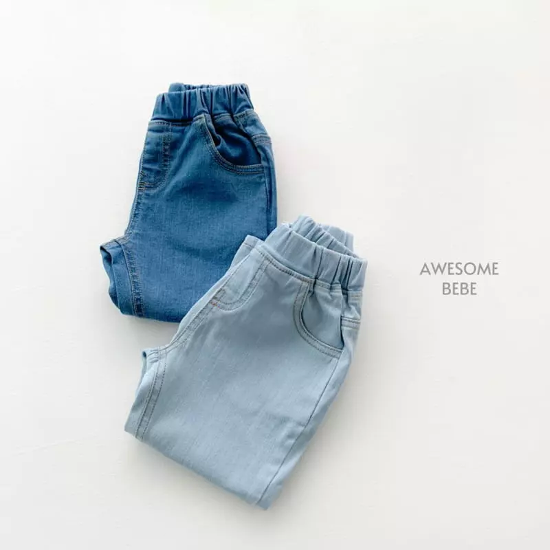 Awesome Bebe - Korean Children Fashion - #fashionkids - Span Straight Jeans - 12