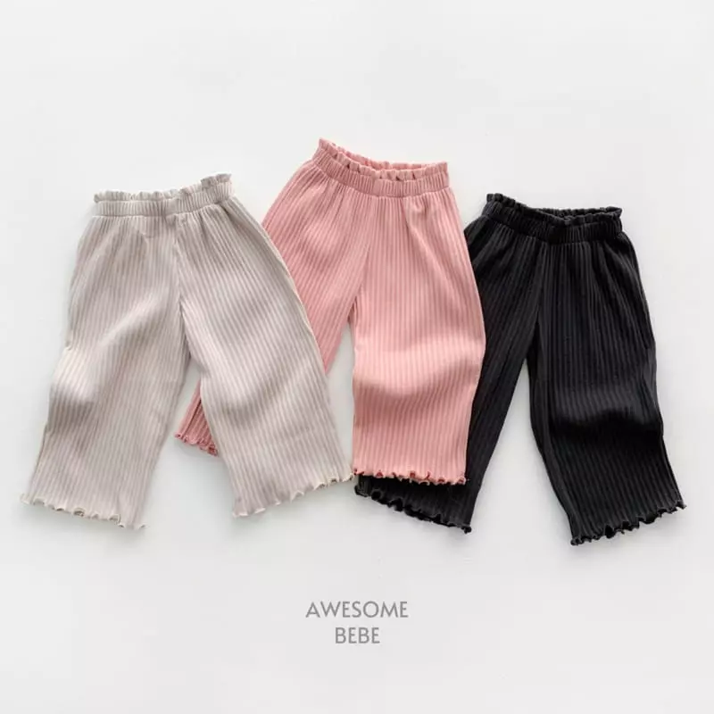 Awesome Bebe - Korean Children Fashion - #fashionkids - Terry Rib Pants