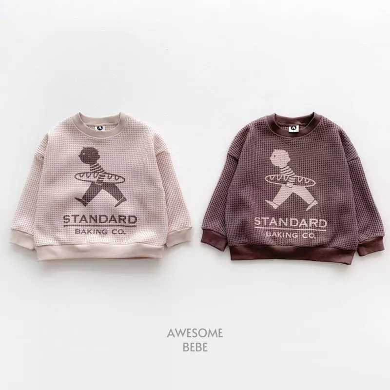Awesome Bebe - Korean Children Fashion - #fashionkids - Standard Waffle Sweatshirt - 10