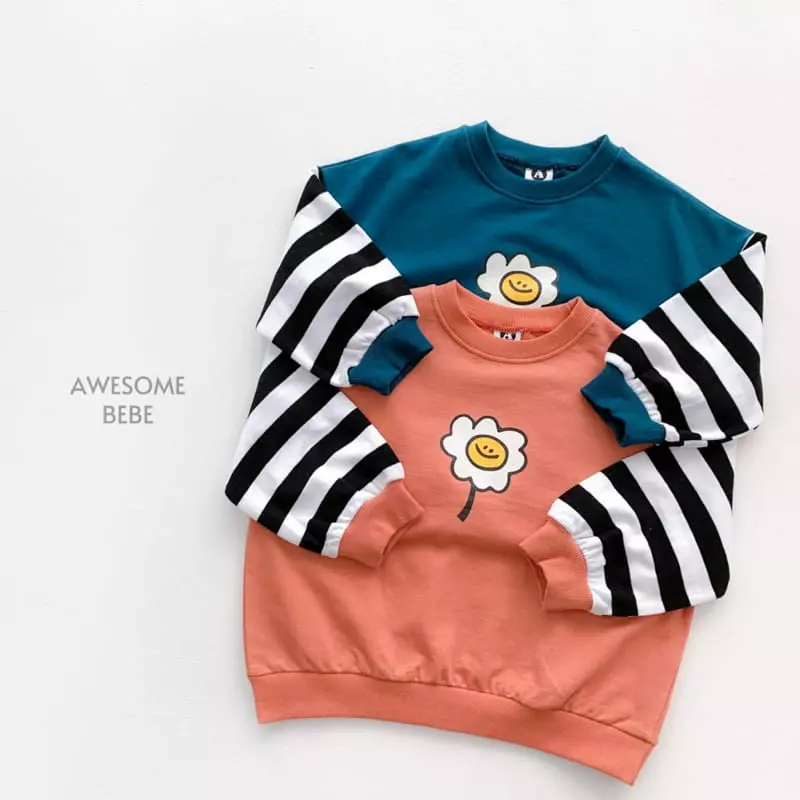 Awesome Bebe - Korean Children Fashion - #fashionkids - Daisy Color Sweatshirt - 5