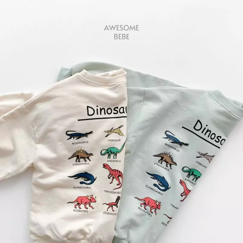 Awesome Bebe - Korean Children Fashion - #discoveringself - Dino Sweatshirt - 4