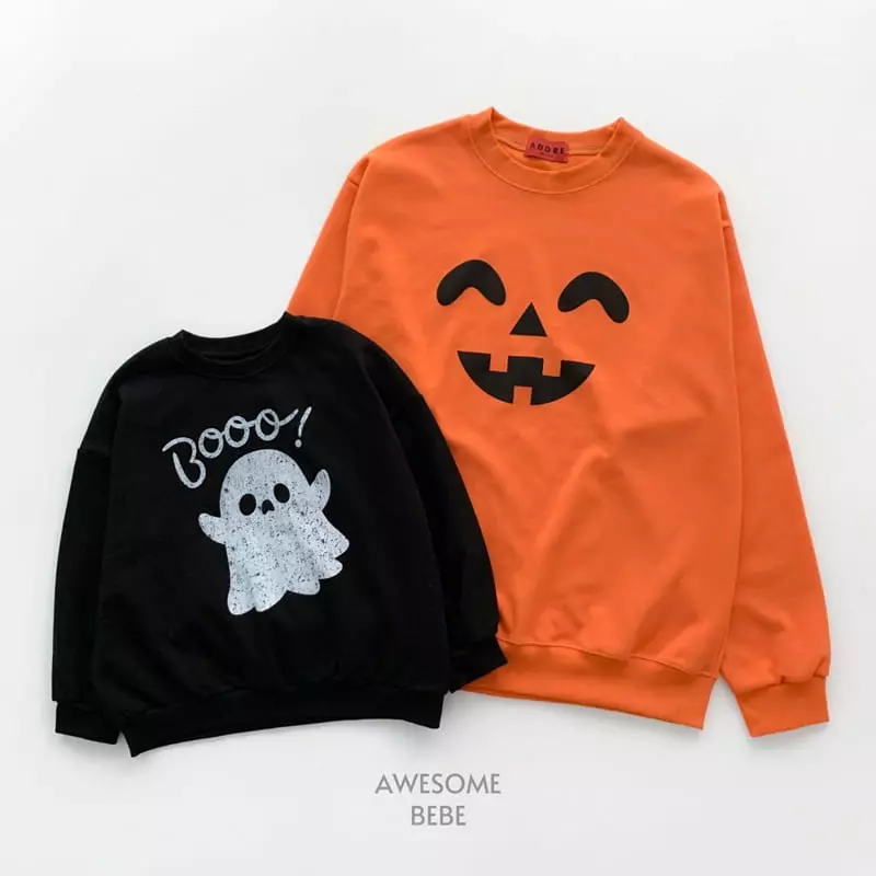 Awesome Bebe - Korean Children Fashion - #fashionkids - Pumpkin Sweatshirt - 10