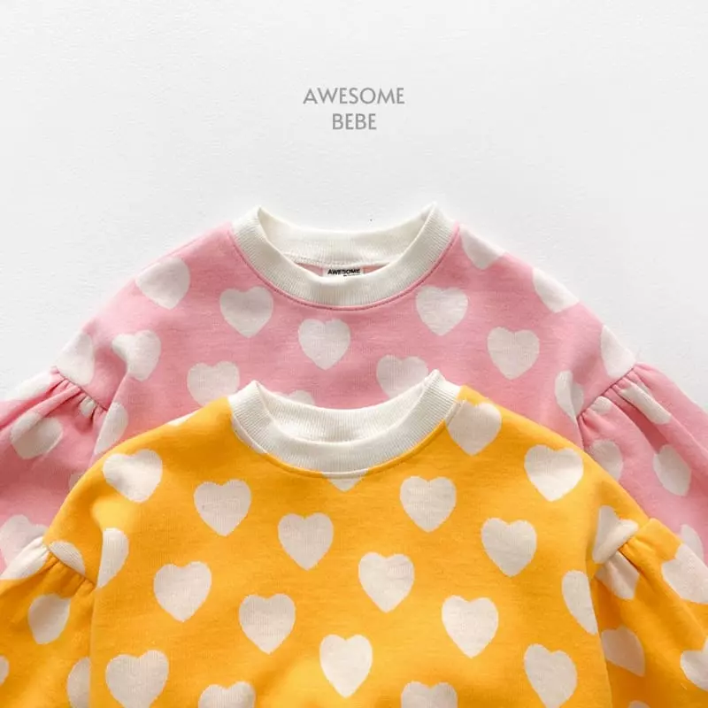 Awesome Bebe - Korean Children Fashion - #kidsshorts - Heart Layered One-piece - 5
