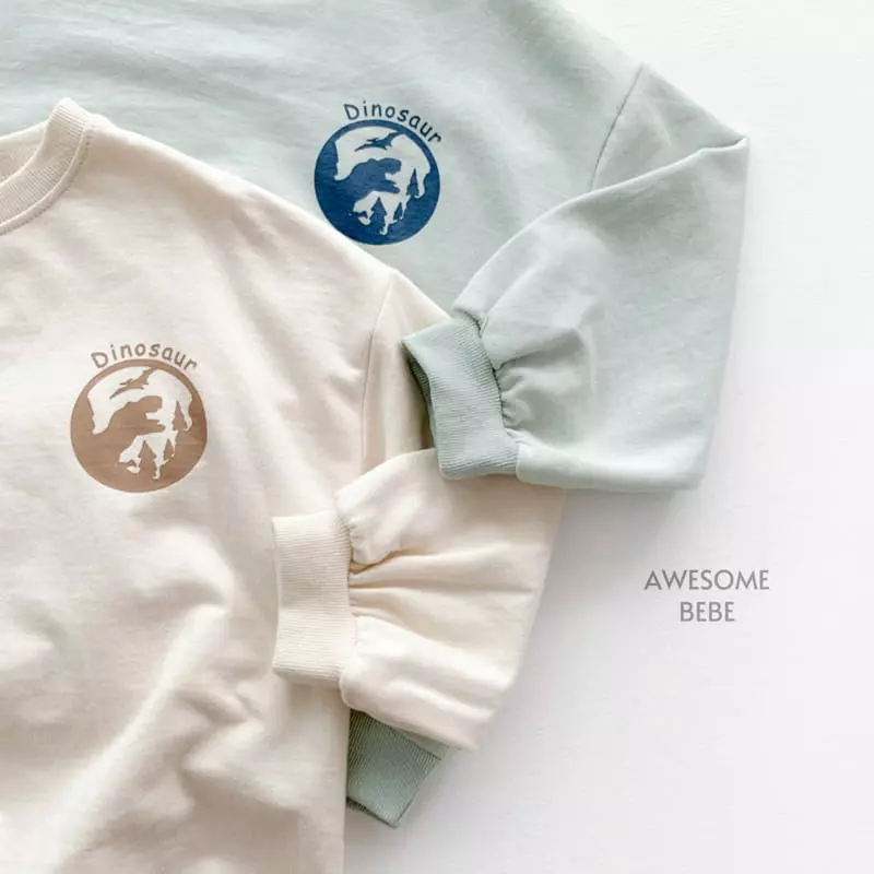 Awesome Bebe - Korean Children Fashion - #kidsstore - Dino Sweatshirt - 6