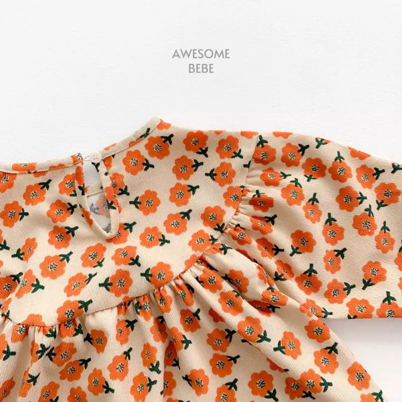 Awesome Bebe - Korean Children Fashion - #kidzfashiontrend - Songi Flower One-piece - 3