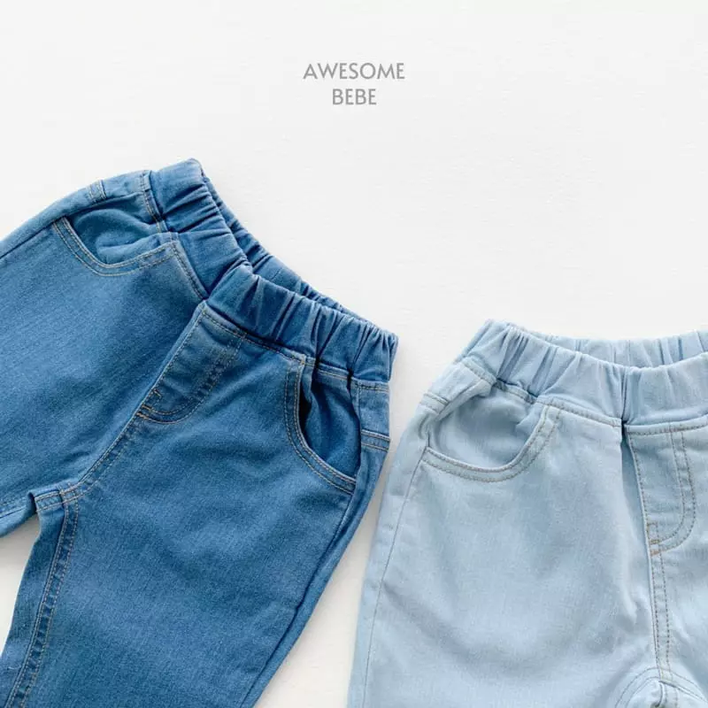 Awesome Bebe - Korean Children Fashion - #littlefashionista - Span Straight Jeans