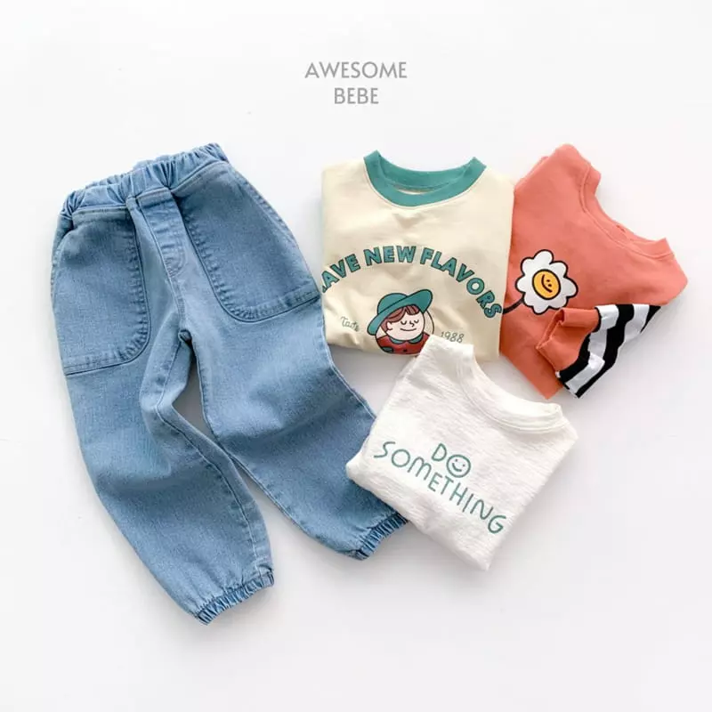 Awesome Bebe - Korean Children Fashion - #littlefashionista - Pocket Span Pants - 12