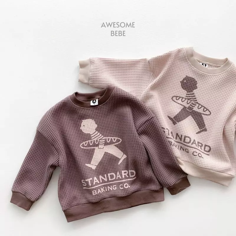 Awesome Bebe - Korean Children Fashion - #littlefashionista - Standard Waffle Sweatshirt