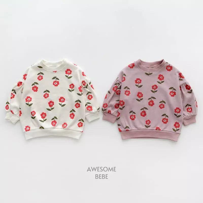 Awesome Bebe - Korean Children Fashion - #littlefashionista - Daisy Waffle Sweatshirt - 11