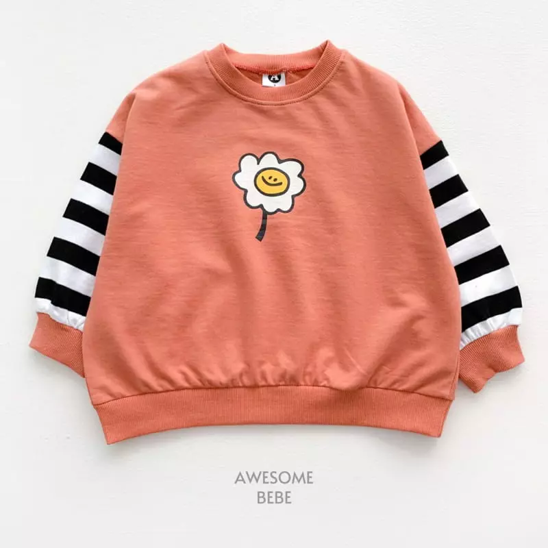 Awesome Bebe - Korean Children Fashion - #littlefashionista - Daisy Color Sweatshirt - 10
