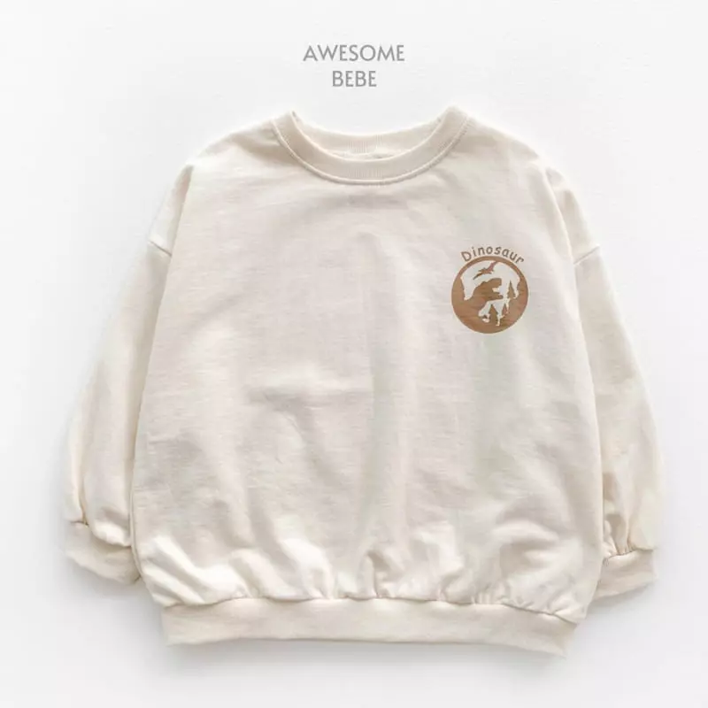 Awesome Bebe - Korean Children Fashion - #littlefashionista - Dino Sweatshirt - 9