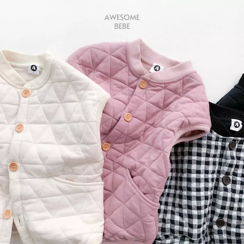 Awesome Bebe - Korean Children Fashion - #littlefashionista - Quiliting Vest - 8