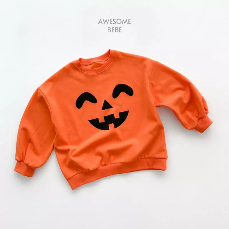 Awesome Bebe - Korean Children Fashion - #littlefashionista - Pumpkin Sweatshirt